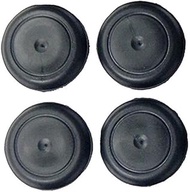 (Pack of 04) BPFE-39 MM (1-1/2”) Rubber Ergonomic Caplugs w/Flush Type Heads. Fits Hole Size 1.516-1