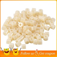 Plastic Cylinder Spacer Washer 7mm x 3.2mm x 6mm 100 pcs