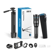 new APEXEL 60X Mobile Phone Telescope Lens astronomical Telephoto zoom lens With Extendable tripod f