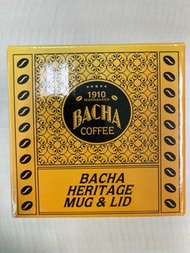 Bacha Heritage Coffee Mug and Lid in White Porcelain with original box