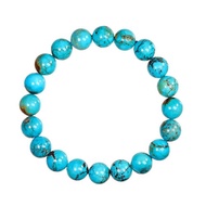 【正佳珠寶】松石 高品湖北綠松石 9.6-9.9mm 湖北松石手珠