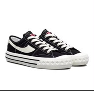 Sepatu Compass Retrograde Black White Low Or!ginal