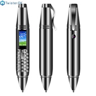 <905>【ของแท้ 100%】AK007ปากการูปร่างโทรศัพท์มินิโทรศัพท์มือถือราคาถูกโทรศัพท์มือถือสองซิมการ์ดกับกล้อ