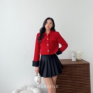 Marveile [] Kimsoo Tweed Blazer Top/Korean Blazer Top Women
