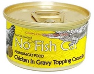 不吃魚的貓 - 不吃魚的貓 無穀物 益氣補腎鱷魚肉雞絲 主食罐 貓罐頭 貓濕糧 貓糧 85g