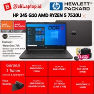 laptop design HP 245 G10 Amd Ryzen 5 7520U 14 inch WXGA Black