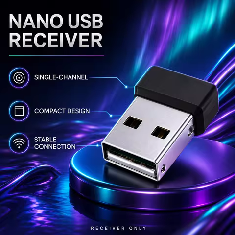 Mini USB Receiver For Logitech MK220 MK235 MK240 MK250 Nano Wireless Mouse Keyboard Combo Accessorie