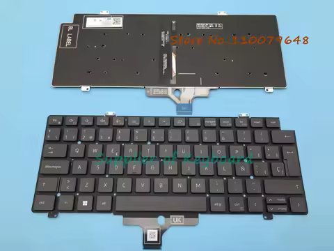 NEW For Dell Latitude 7420 7430 7520 7530 5420 5421 5430 5431 5440 English/Latin Spanish Keyboard Ba