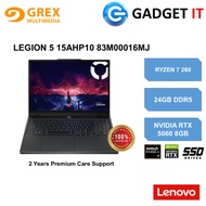 LENOVO LEGION 5 15AHP10 83M00016MJ GAMING LAPTOP (RYZEN 7 260,24GB,1TB SSD,15.1"OLED,165Hz,RTX5060 8