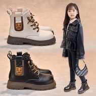 KY-DGirls' Boots Dr. Martens Boots2023New Spring Breathable Fashion Children Fashion Shoes Girl Booties British Style HB