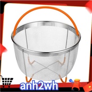 【A-NH】Electric Pressure Cooker Pressure Cooker Accessories Quick Heat Steamer Basket Stainless Steel Mesh Basket 6 Quarts