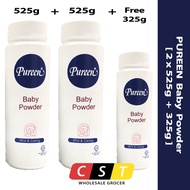PUREEN Baby Powder [ 2x525g + 325g]