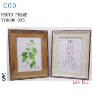Classic Wood Photo Frame Acetate Sheet Cover 3R 3X5 Memory Decor YY8006‐3X5/YY8220‐3X5