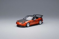 MicroTurbo MT 1:64合金模型，MX-5 1代 Eunos Roadster (NA/Miata)，Customized硬頂個性化改装版。第八批北京HEC展會版預售中 - Orange 