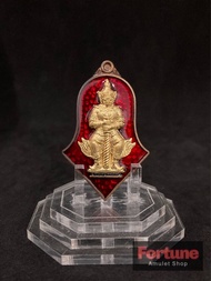 เหรียญท้าวเวสสุวรรณโณ จตุมหาราชิกา พิมพ์ทรงจำปี (ย้อนยุคปี 45) รุ่นเทวสถิตย์ 63 หลวงพ่ออิฏฐ์ ภทฺทจาโ