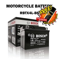 Bosch Battery for Motorcycle ( AGM BT4L-BS YT4L-BS/YTX4L-BS YTZ4V/YTZ5S ) 3Ah