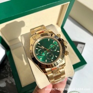 Hot Style Retro Daytona Men's Mechanical Watch Chronograph Steel Band Panda Daytona Men's Watch 10c