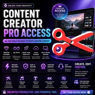 CUPCAT | Content Creator Pro Access | Video Editing Tools | AI Features cp ct cc | No Watermark | 视频