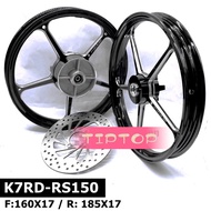 RS150 SPORT-RIM K7RD MK797 CNC F*160X17-R*185X17 HONDA RS-150 RS150R SPORTRIM ENKEI RCB SP522 SP-522