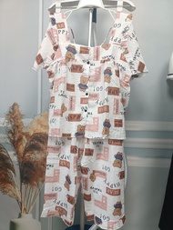 Đồ Ngủ Pijama Lửng Đũi Xốp Bigsize 50-100Kg