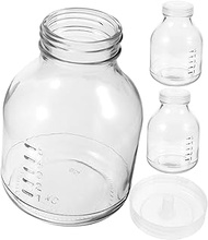 ORFOFE 3pcs Mushroom Monotub Kit Quart Mason Jar Mushroom Cultivation Mushroom Propagator Mushroom Growth Container Mini Growing Jar Flower Vase Plant Glass With Cover Household Products