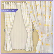 TIRAI HORDEN GORDEN RUBY 12RING TRANSPARAN JENDELA PINTU KAMAR BAHAN RUBYCON MOTIF TIMBUL
