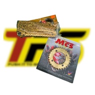 415 CHAIN SSS Sprocket 415 MCS Gold SET