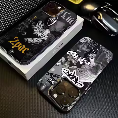 Rapper 2pac Singer Tupac 2 For iPhone 17 Air Pro Max 16 15 14 13 12 11 Anti Drop Protective Color Ph