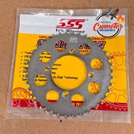(100% ORIGINAL SSS) RXZ LC135 Y125 SPOCKET SSS 415 SILVER CHROME