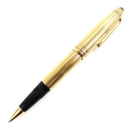 Excellent condition △ MONTBLANC Meisterstück Le Grand AG925 Solitaire Capped Ballpoint Pen, Gold, Ma