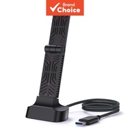 WAVLINK Wi-Fi 7 Tri-Band 6GHz, 5GHz, 2.4GHz Wireless Adapter for Desktop PC Windows 10/11 (64-bit)  