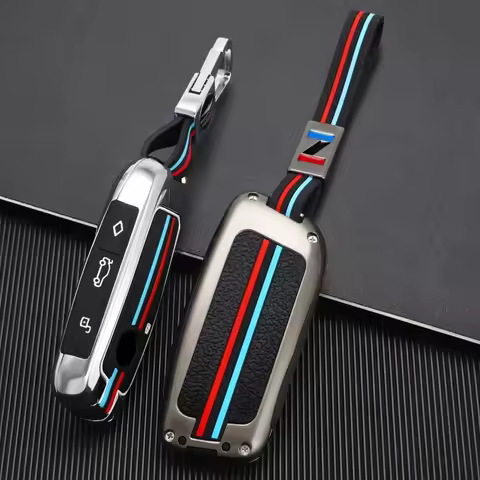 Zinc Alloy Car Key Case Cover for BMW X1 U11 X7 G07 XM G09 i7 7 Series G70 LCI iX I20 U06 G81 M3 Aut