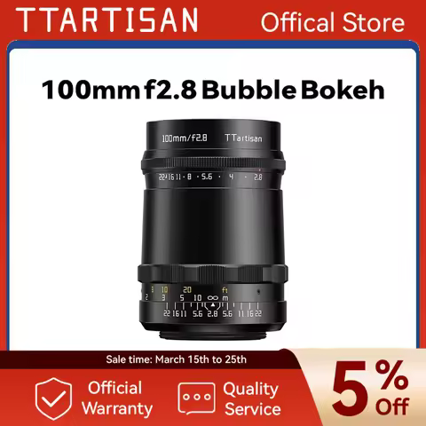 TTArtisan 100mm f2.8 Bubble Bokeh Full Frame Lens M42 mount can be transferred to Sony E Canon EF RF
