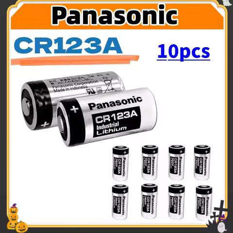 10PCS Original Panasonic 123 Lithium 3V Arlo Battery CR123A CR17345 DL123A EL123A 123A
