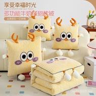 Dual-use Autumn Winter Blanket Two-in-One Deer 2025 Pillow Quilt New Style Sleeping Pillow Pillow Cu