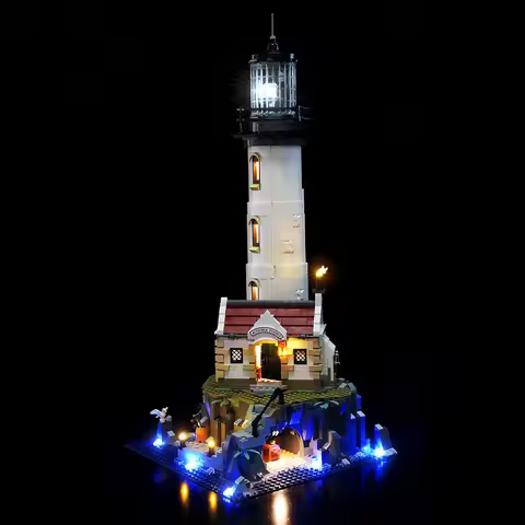 LYBMTWF LED Lighting Kit Compatible with Lego 21335 Lighthouse ((NOT Include The Model Bricks)