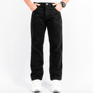 GIZMO REGULAR BLACK BASIC DENIM JEANS
