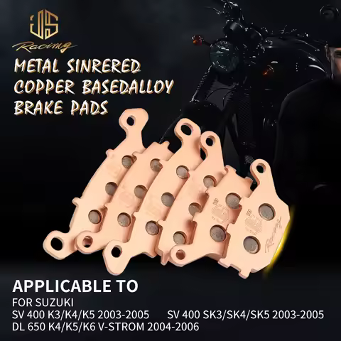 JSRAOIMG Sintered Brake Pads For Suzuki SV400 SV 650 400 DL650 V-Strom DL1000 DL 650 1000 Vstrom GSF