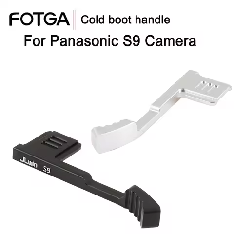 FOTGA Metal Thumb Up Rest Grip For Panasonic S9 Camera Hot Shoe Thumb Up Ricoh S9 Camera Accessories