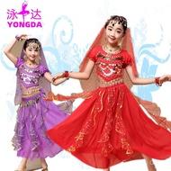 Kids Indian Dance Performance Costume Kids Day Dance Performance Costume Girls Belly Dance Performan