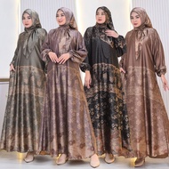 Gamis Hijab Set Premium Silk Armani A