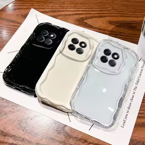 For Honor X7d Phone Case Honor X7d 4G Case Honor 400 Smart 4G Honor 400 Smart Clear TPU Wave Soft Ca