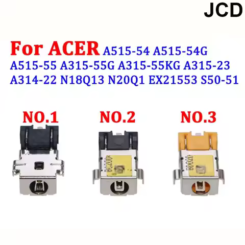 1Pcs Laptop DC Power Jack Connector For ACER A515-54 A515-54G A515-55 A315-55G A315-55KG A315-23 A31