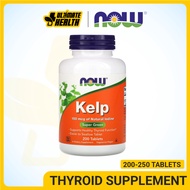 Now Foods, Kelp, Superfood, Thyroid Supplement, Botanical, Vegan, 150mcg, 200 Tablets