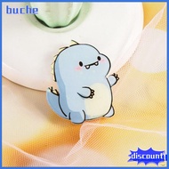 BUCHE น่ารักน่ารักๆ เข็มกลัดการ์ตูนอะคริลิค อะนิเมะ สร้างสรรค์และสร้างสรรค์ จี้ห้อยกระเป๋า ป้ายสัญลักษณ์ ตกแต่งด้วยการตกแต่ง หมุดรูปไดโนเสาร์ สำหรับนักเรียน