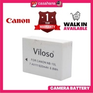 Proocam Camera Battery for Canon PowerShot G1X camera (NB-10L) 1 YEAR WARRANTY B