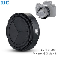 JJC ฝาปิดอัตโนมัติสำหรับ Canon Powershot G1X Mark III ที่ครอบกล้องถ่ายรูปแบบพกพากล้อง G1X M3 G1XM3ป้องกันอัตโนมัติ