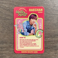 [ Ready official ] photocard Haechan NCT 127 random recipe card pack Md Baker house Merch merchandis