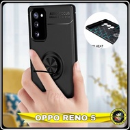 Casing Oppo Reno 5 soft case Reno5 pro Iring autofokus Leather Premium