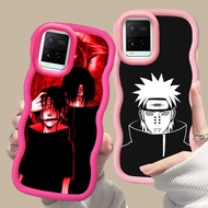MERAH D-30 Anime Naruto Pink red Casing for VIVO V30 Y02a Y21a Y02t Y02 Y21s Y21 Y21t Pro 5G black